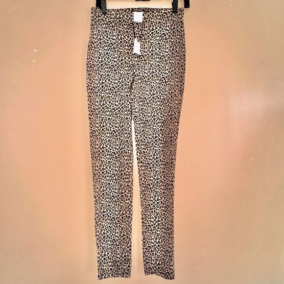Express Women's Cheetah Print Legging Pants Size Small NWT - Picture 1 of 7